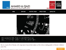 Tablet Screenshot of ahmedandqazi.com